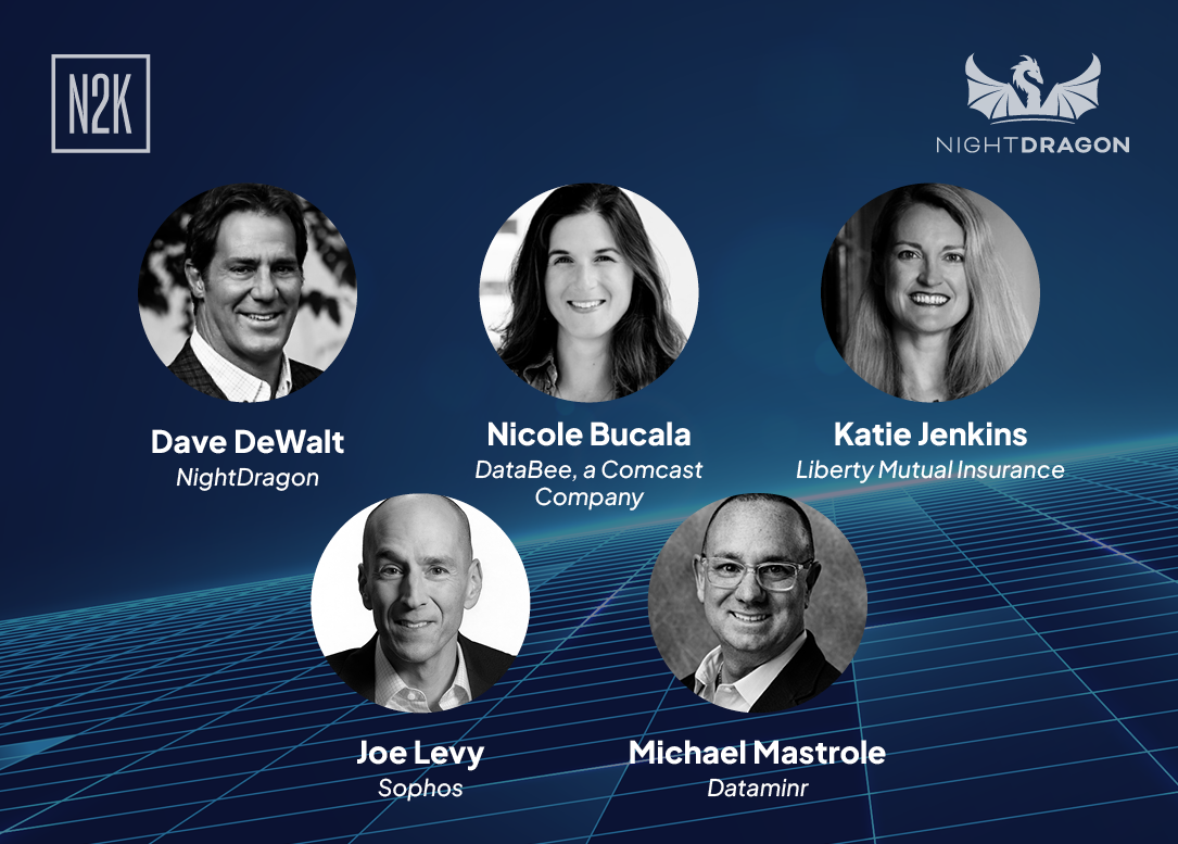 The NightDragon Innovation Summit brought together a group of industry leaders from DataBee, Liberty Mutual Insurance, Sophos, and Dataminr