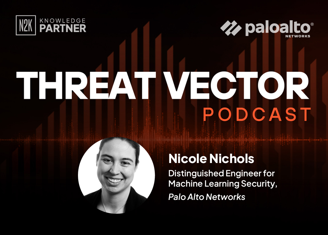 Securing the Future of AI Agents Nicole Nichols with Distinguished Engineer for Machine Learning Security at Palo Alto Networks